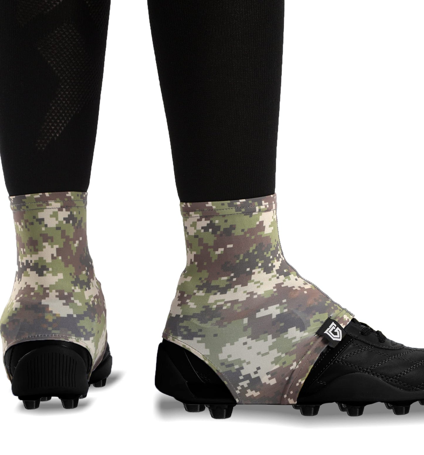 Gridiron Gladiator Football Spats - Spat Cleat Covers for Youth or Adult - Cover Cleats for Baseball Soccer Football - Shoe Sleeves - Sports Gear - Green - Medium
