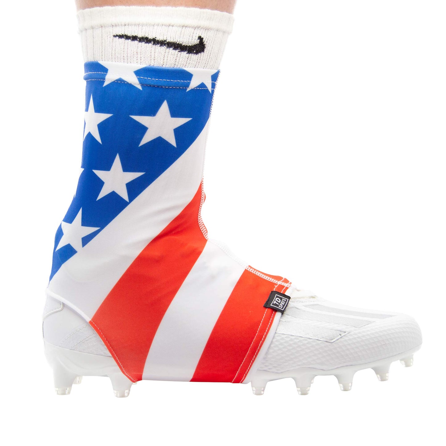 TD Spats Football Cleat Covers - Premium Wraps for Cleats | for Football, Soccer, Field Hockey, or Turf