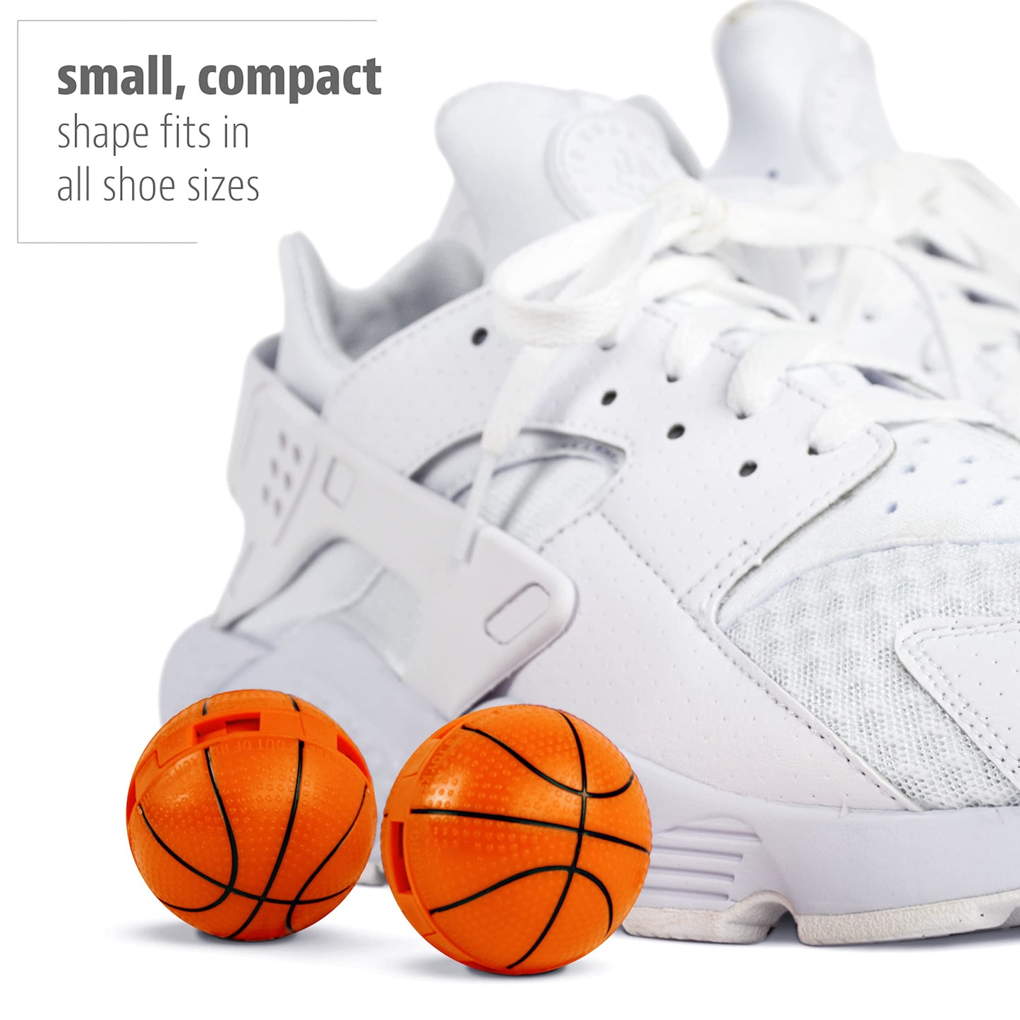 Sneaker Balls Odor-Fighting Shoe Fresheners, Eliminates Unpleasant Smells, Perfect For Sneakers, Gym Bags, Gear Bags, Drawers, Lockers, And More!, Football, 2 Pack