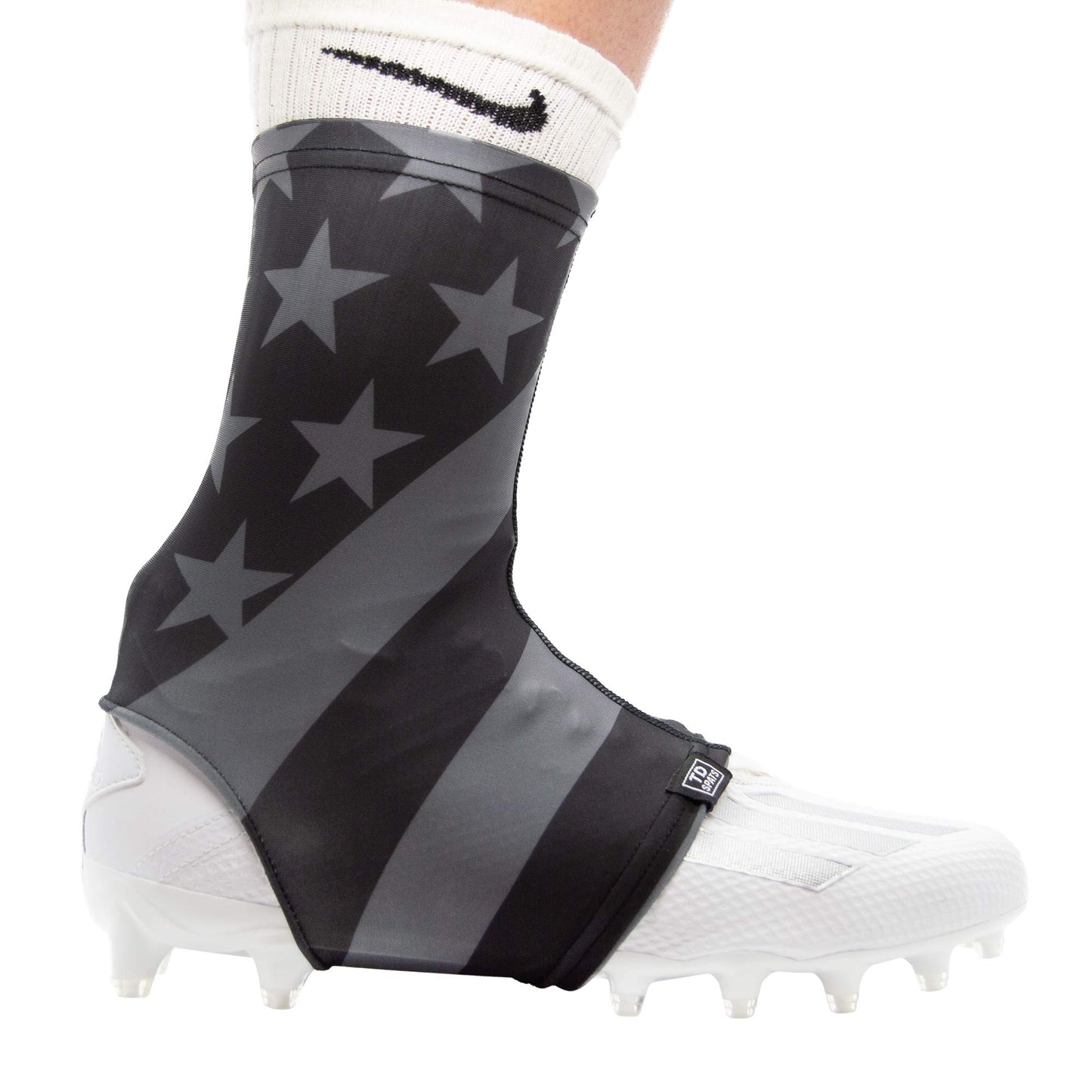 TD Spats Football Cleat Covers - Premium Wraps for Cleats | for Football, Soccer, Field Hockey, or Turf