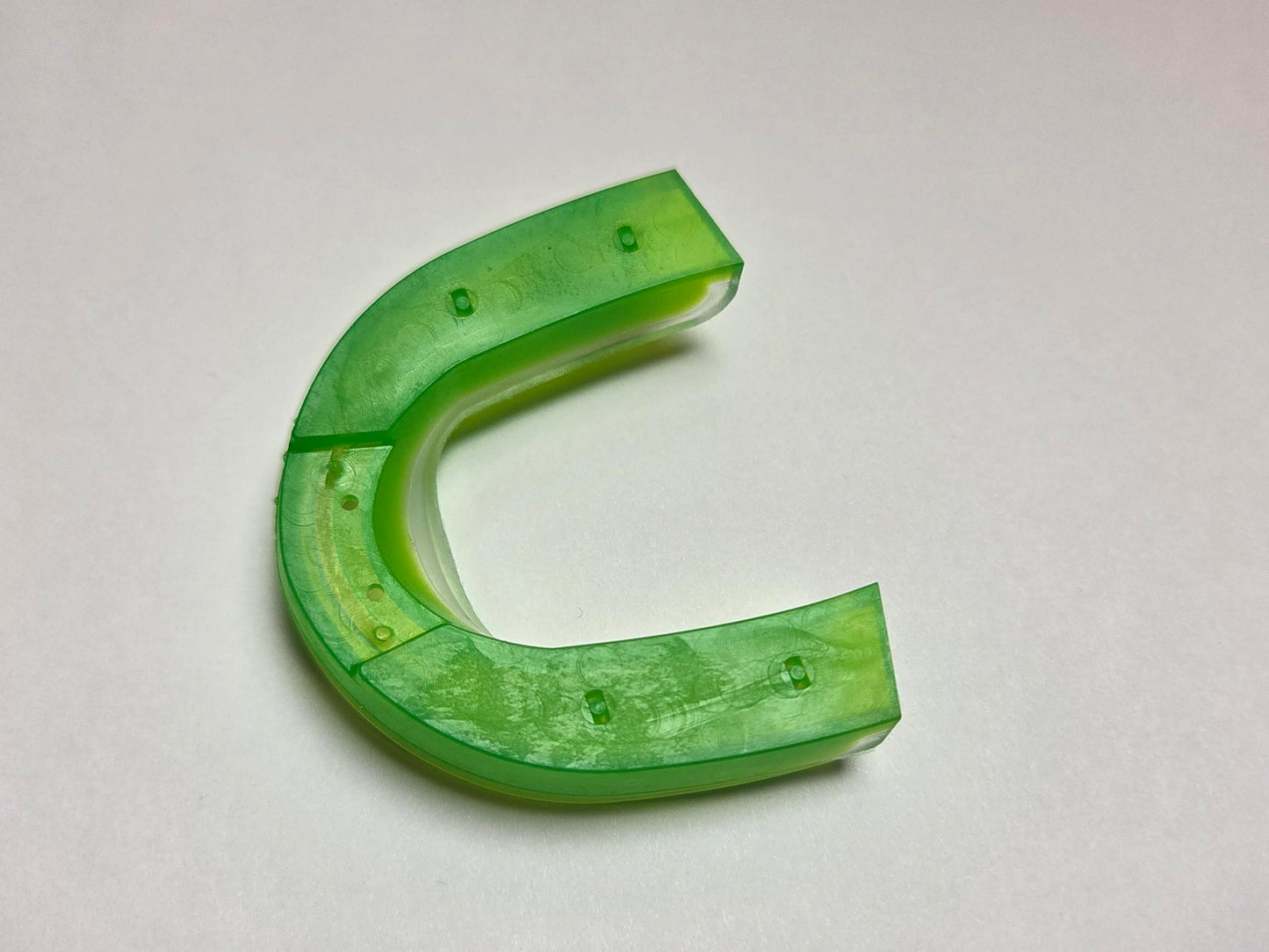 Mouthguard - Increase Strength + Stamina - Reduce G-Forces - Speak Clearly - Breathe Easier - Patented Lower Teeth Design (Orange)
