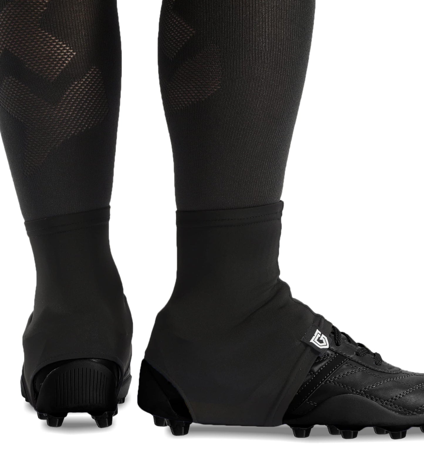 Gridiron Gladiator Football Spats - Spat Cleat Covers for Youth or Adult - Cover Cleats for Baseball Soccer Football - Shoe Sleeves - Sports Gear - Green - Medium