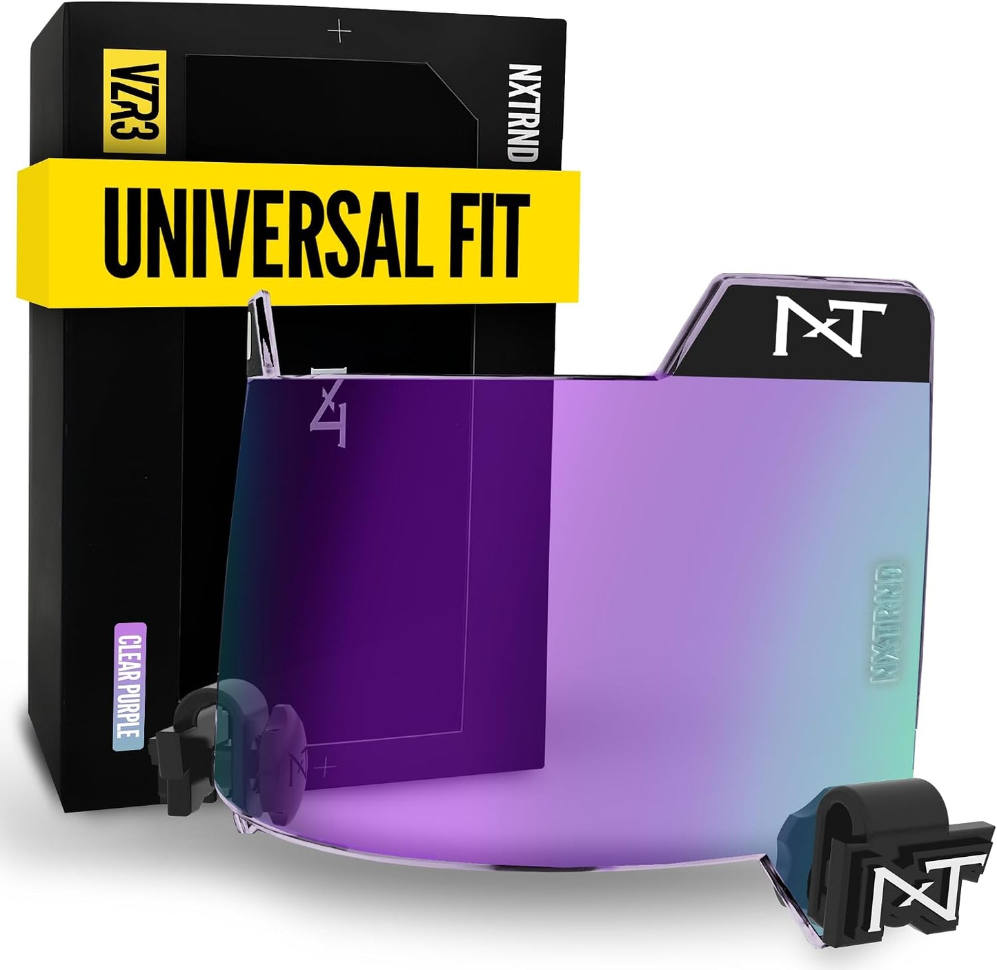 Nxtrnd VZR3 Football Visor, Curved Lens Technology, Fits Adult & Youth Football Helmets