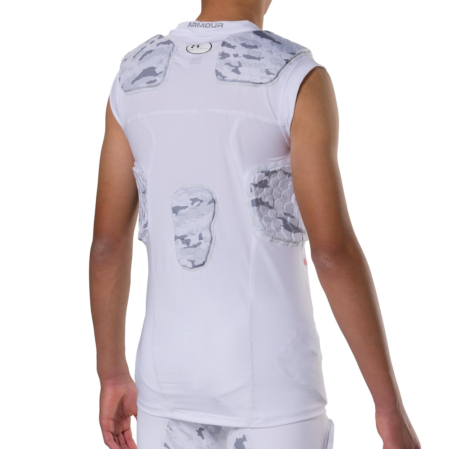 Under Armour Gameday Pro 5-Pad Youth Football Compression Shirt Protective Top