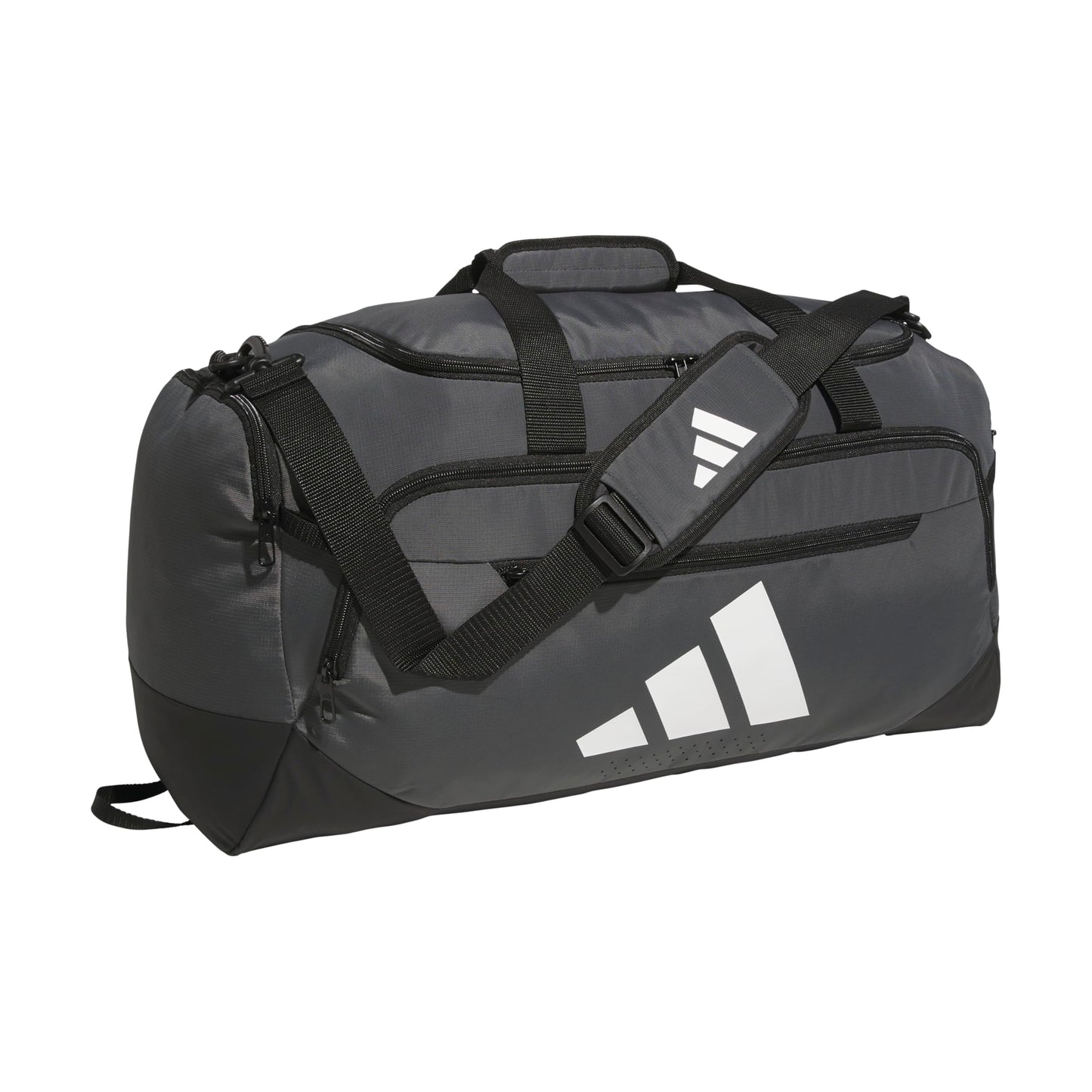 adidas Defender 5 Duffel Bag for Sports, Gym and Travel, Black, OSFA