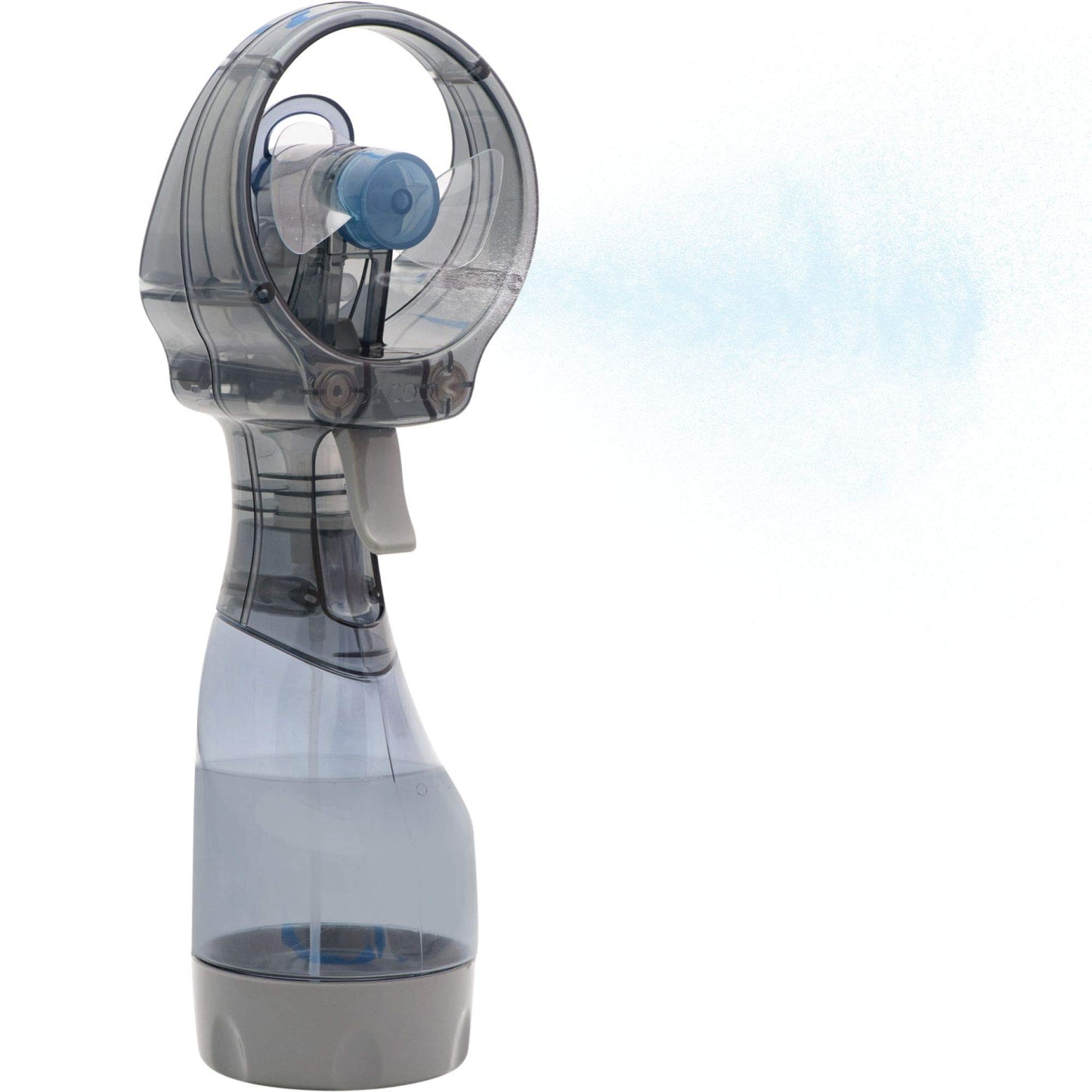 O2COOL Deluxe Handheld Battery Powered Water Misting Fan (Green)