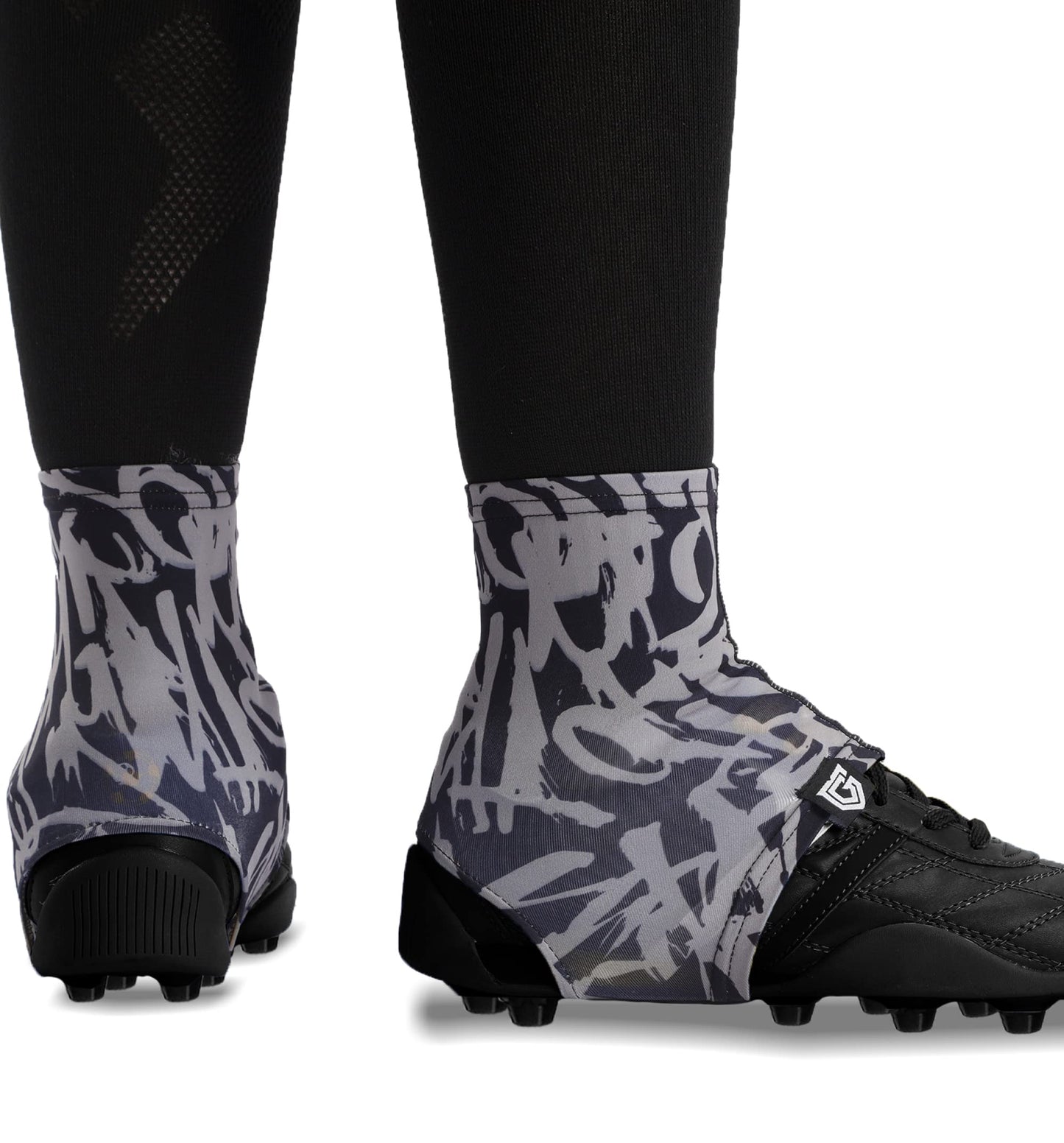Gridiron Gladiator Football Spats - Spat Cleat Covers for Youth or Adult - Cover Cleats for Baseball Soccer Football - Shoe Sleeves - Sports Gear - Green - Medium