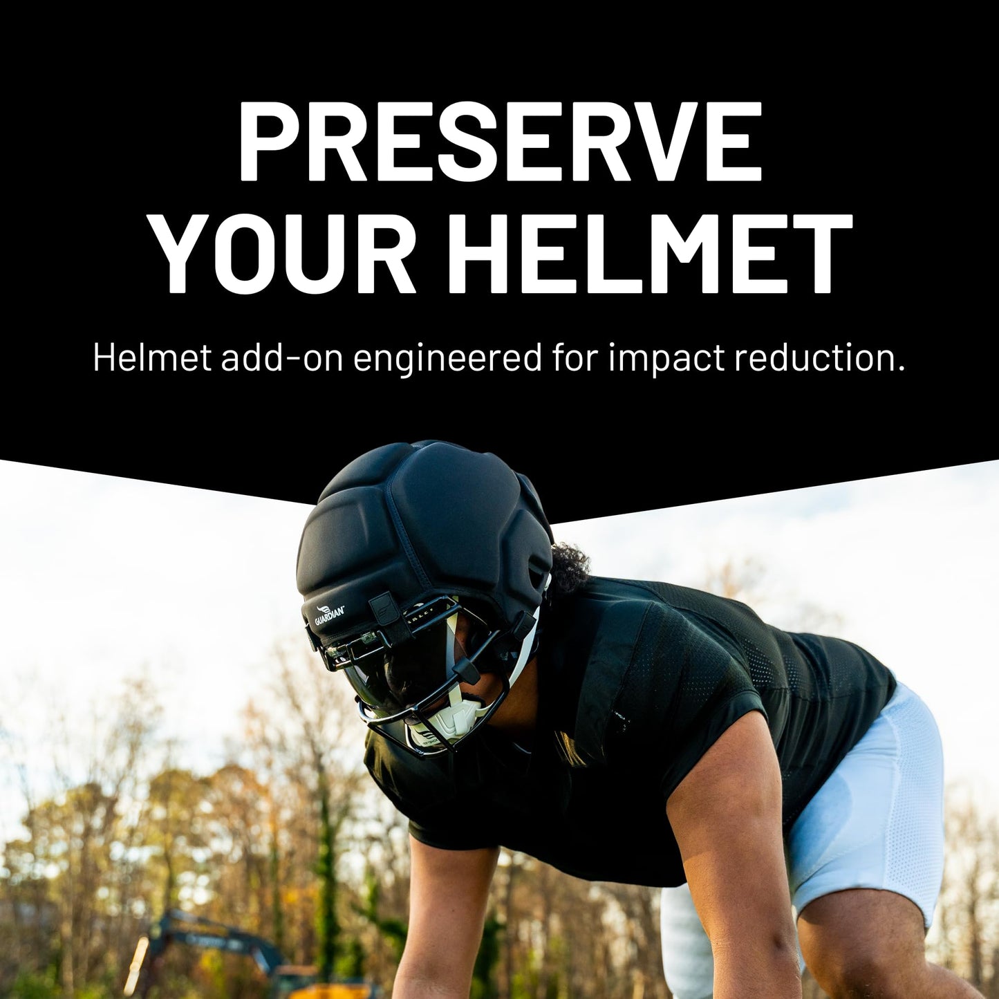 Guardian Cap 2.0 - Soft-Shell Helmet Cover for Football - Reduces Impact and Protects Helmets - One Size Fits All for Youth, High School and College Programs