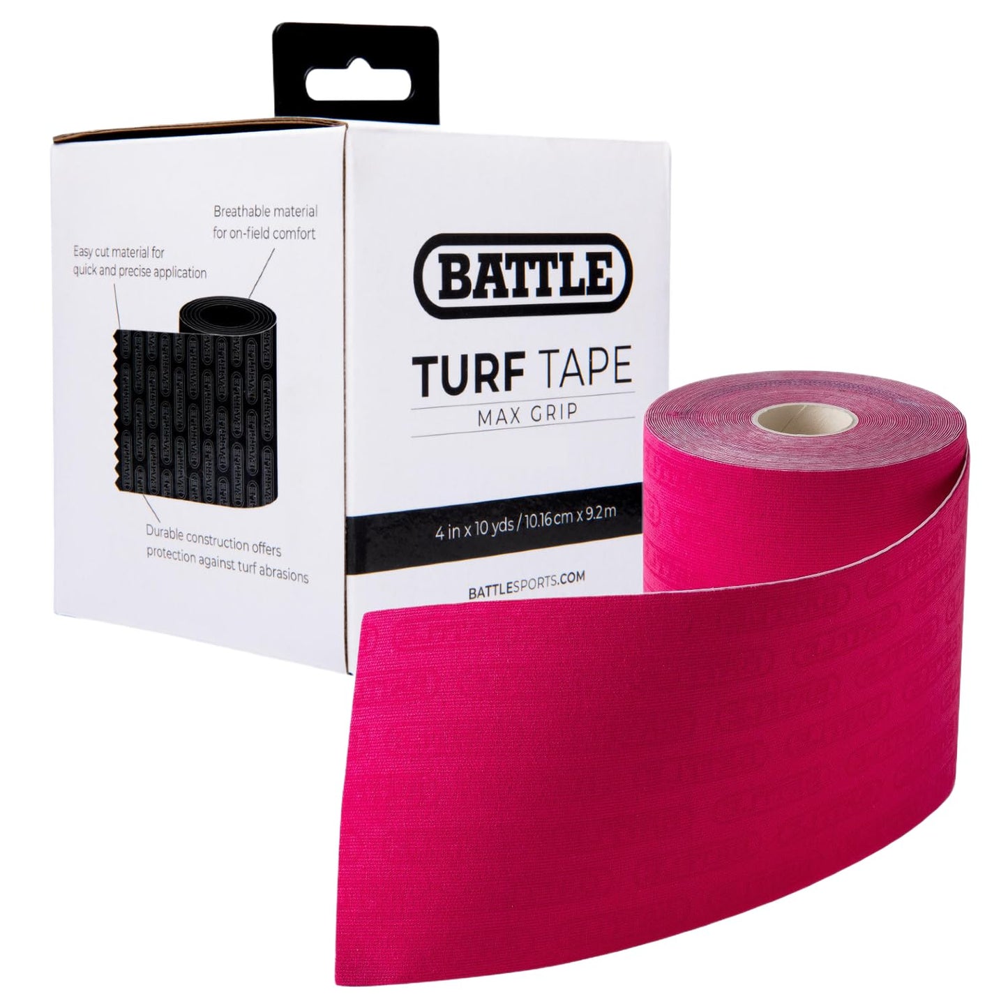 Battle Sports Football Turf Tape - Extra Wide - 30 feet, Waterproof Athletic Tape - Flexible, Breathable, Easy to Cut