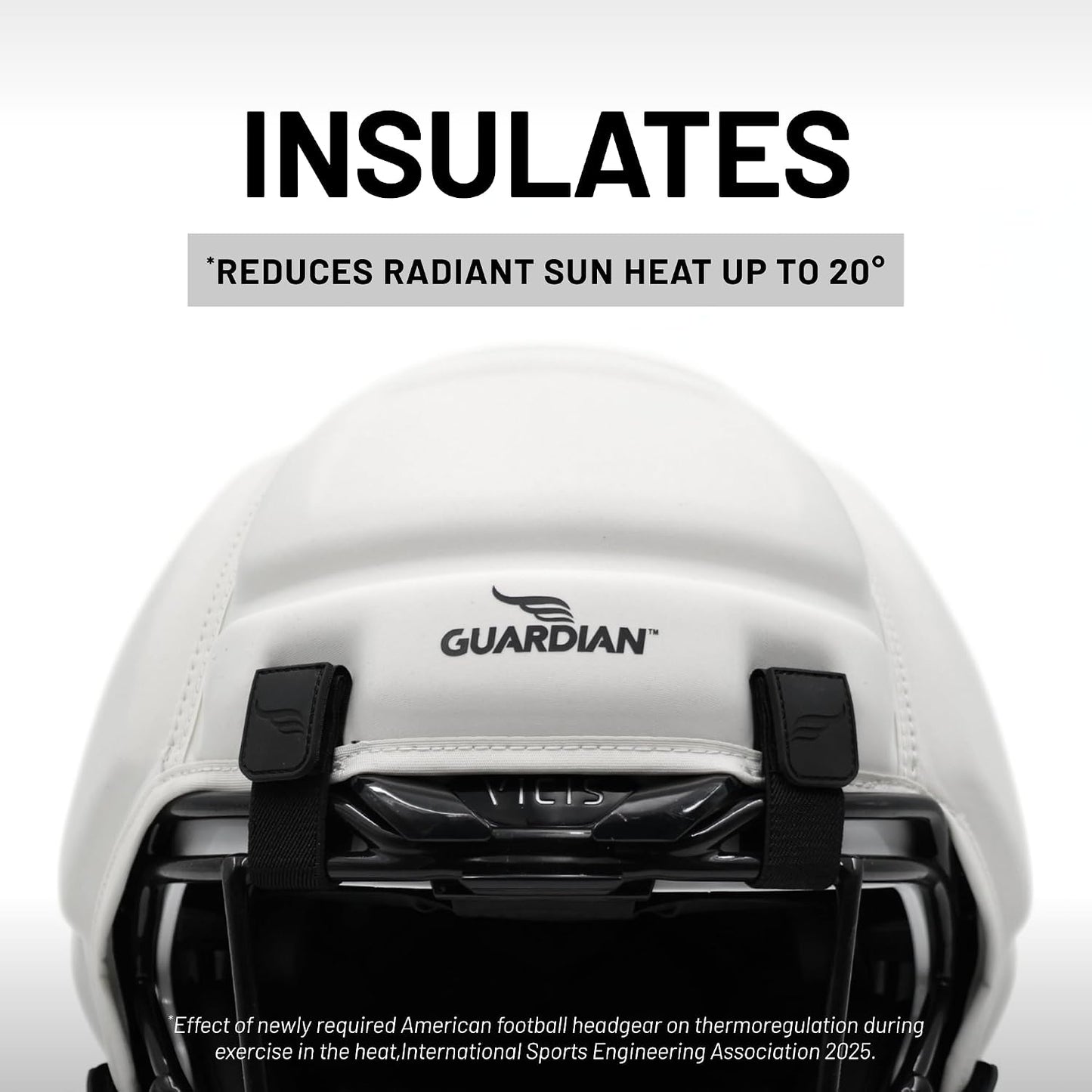 Guardian Cap 2.0 - Soft-Shell Helmet Cover for Football - Reduces Impact and Protects Helmets - One Size Fits All for Youth, High School and College Programs