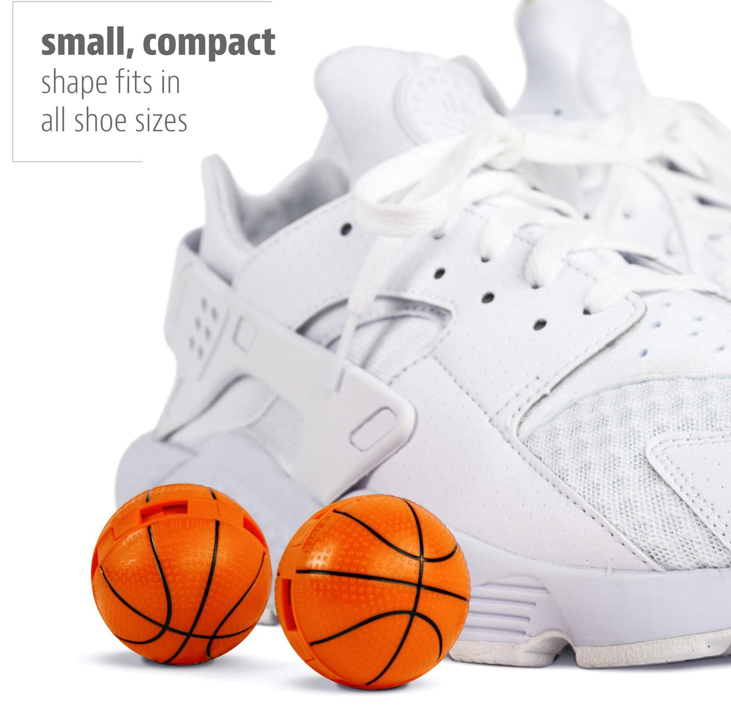 Sneaker Balls Odor-Fighting Shoe Fresheners, Eliminates Unpleasant Smells, Perfect For Sneakers, Gym Bags, Gear Bags, Drawers, Lockers, And More!, Football, 2 Pack
