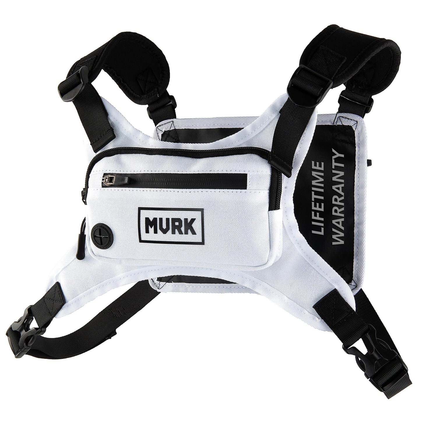 MVRK Water Resistant Running Vest Chest Pack, Phone Holder for Running, Lightweight Training Pack with Reflective Detail