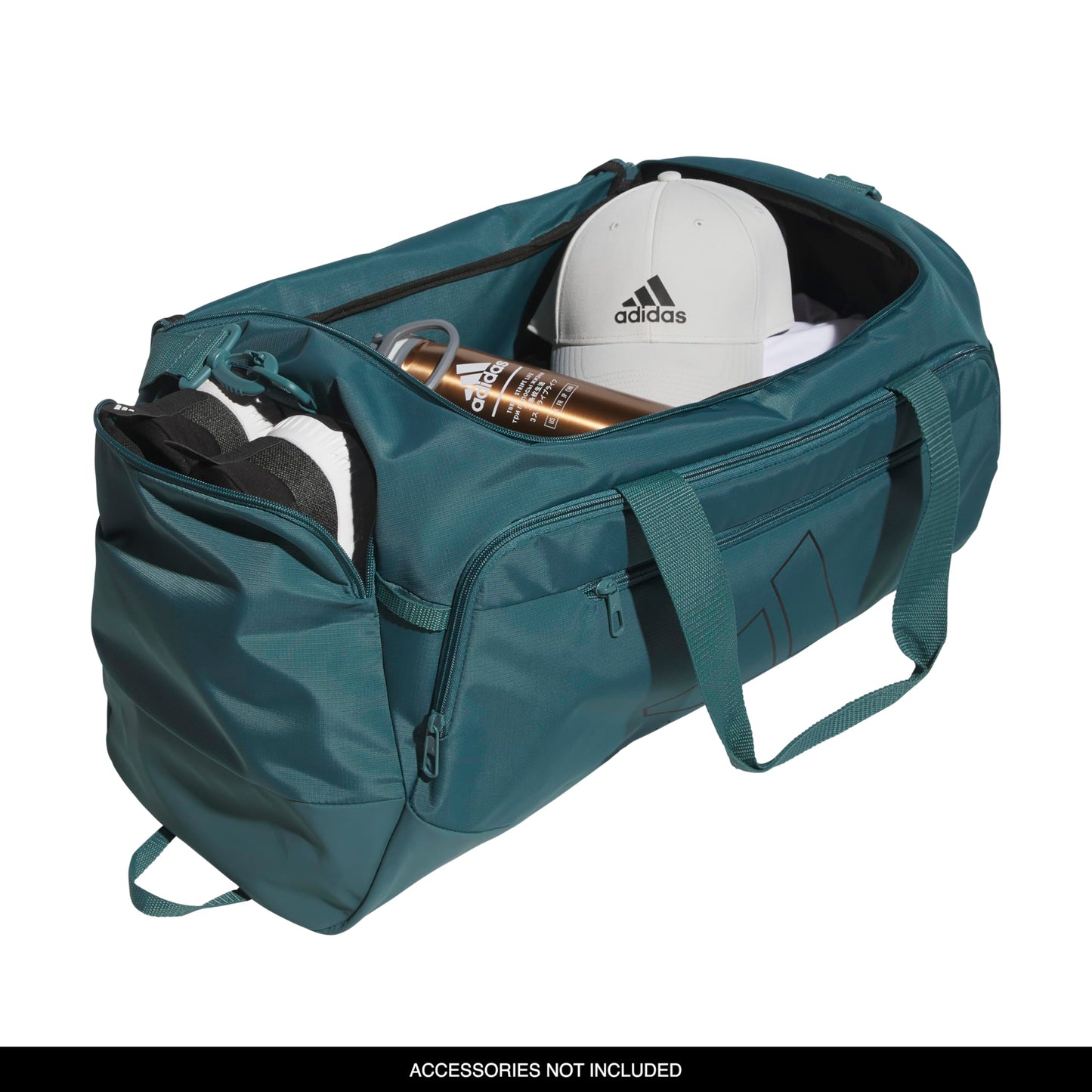 adidas Defender 5 Duffel Bag for Sports, Gym and Travel, Black, OSFA