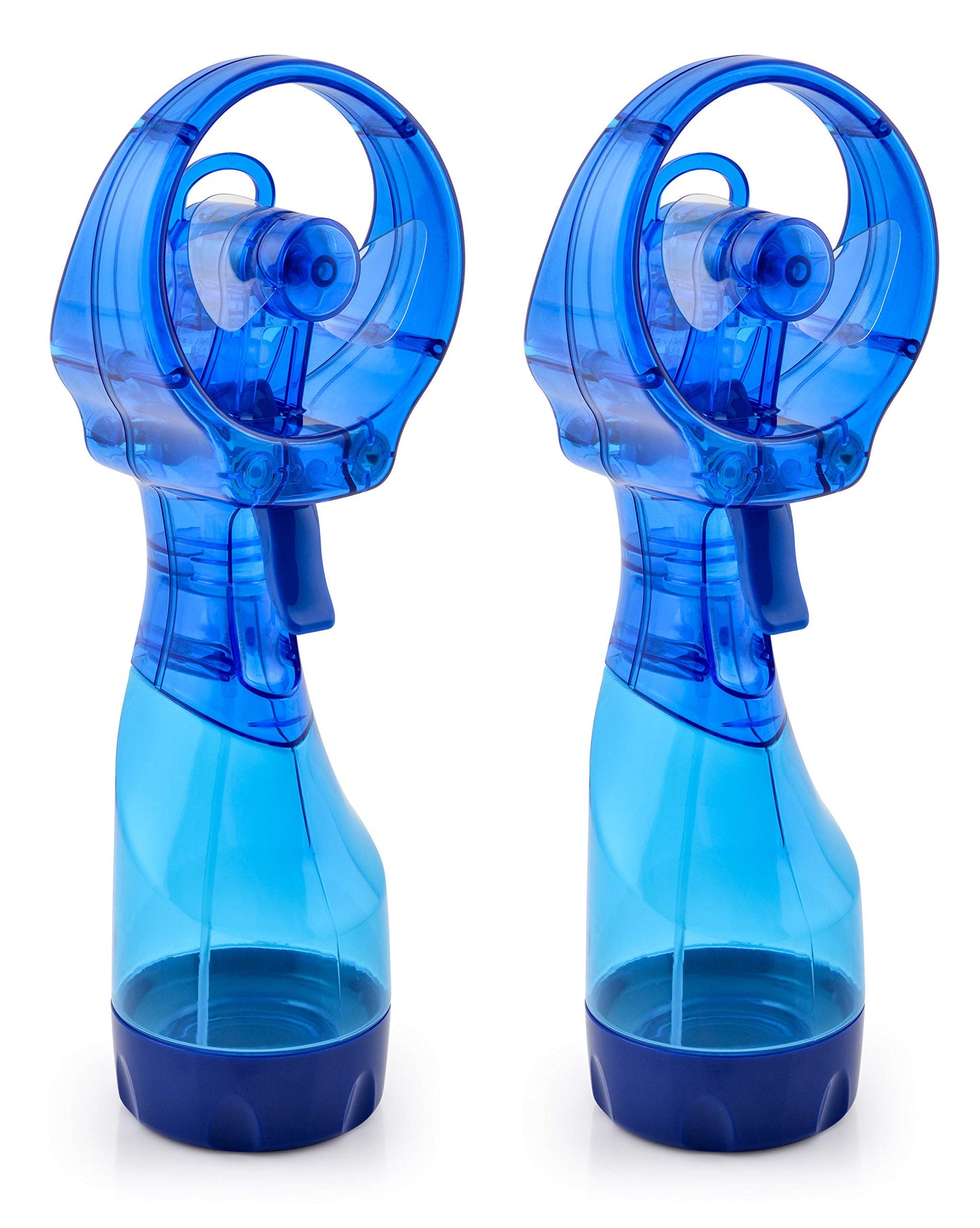 O2COOL Deluxe Handheld Battery Powered Water Misting Fan (Green)