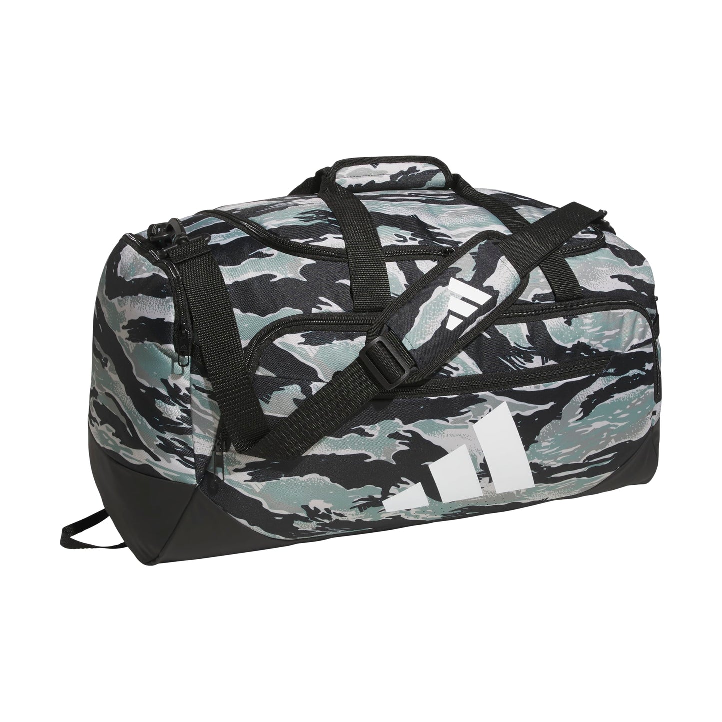 adidas Defender 5 Duffel Bag for Sports, Gym and Travel, Black, OSFA