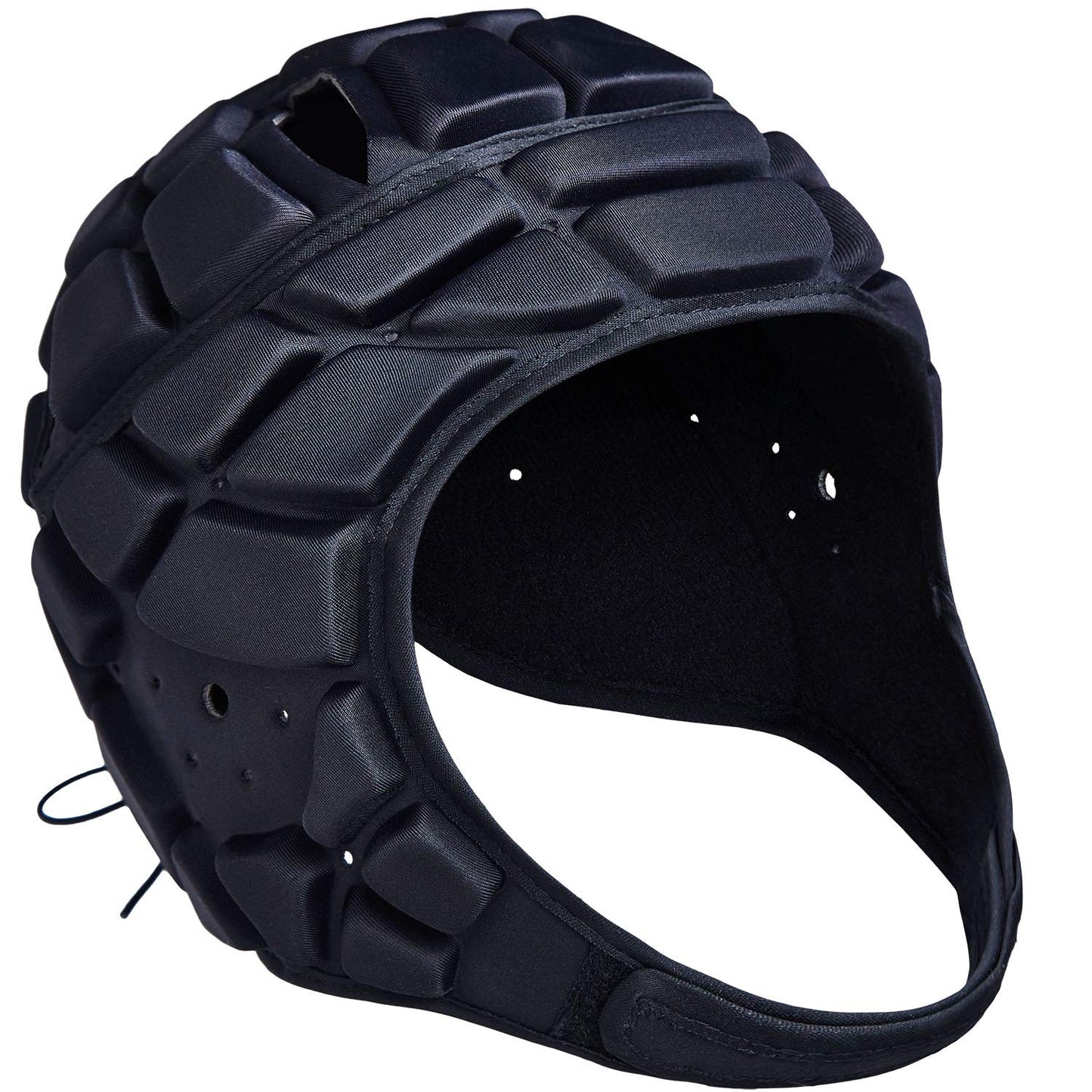COOLOMG Soft Shell Flag Football Helmet 7v7 Rugby Helmet Scrum Cap | Soft Padded Helmet Soccer Goalie Headgear Adjustable Head Protector for Youth Kids Adult