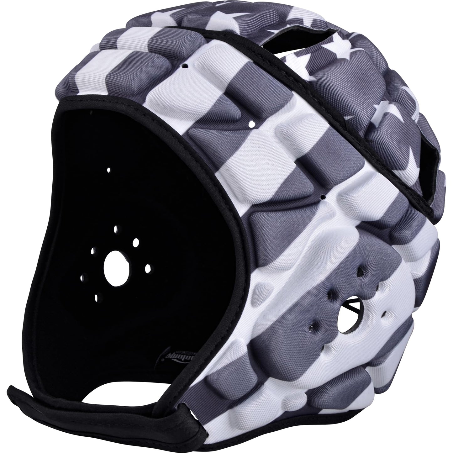 COOLOMG Soft Shell Flag Football Helmet 7v7 Rugby Helmet Scrum Cap | Soft Padded Helmet Soccer Goalie Headgear Adjustable Head Protector for Youth Kids Adult