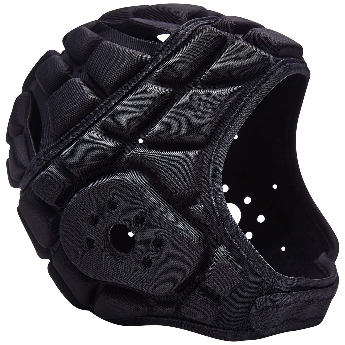 COOLOMG Soft Shell Flag Football Helmet 7v7 Rugby Helmet Scrum Cap | Soft Padded Helmet Soccer Goalie Headgear Adjustable Head Protector for Youth Kids Adult