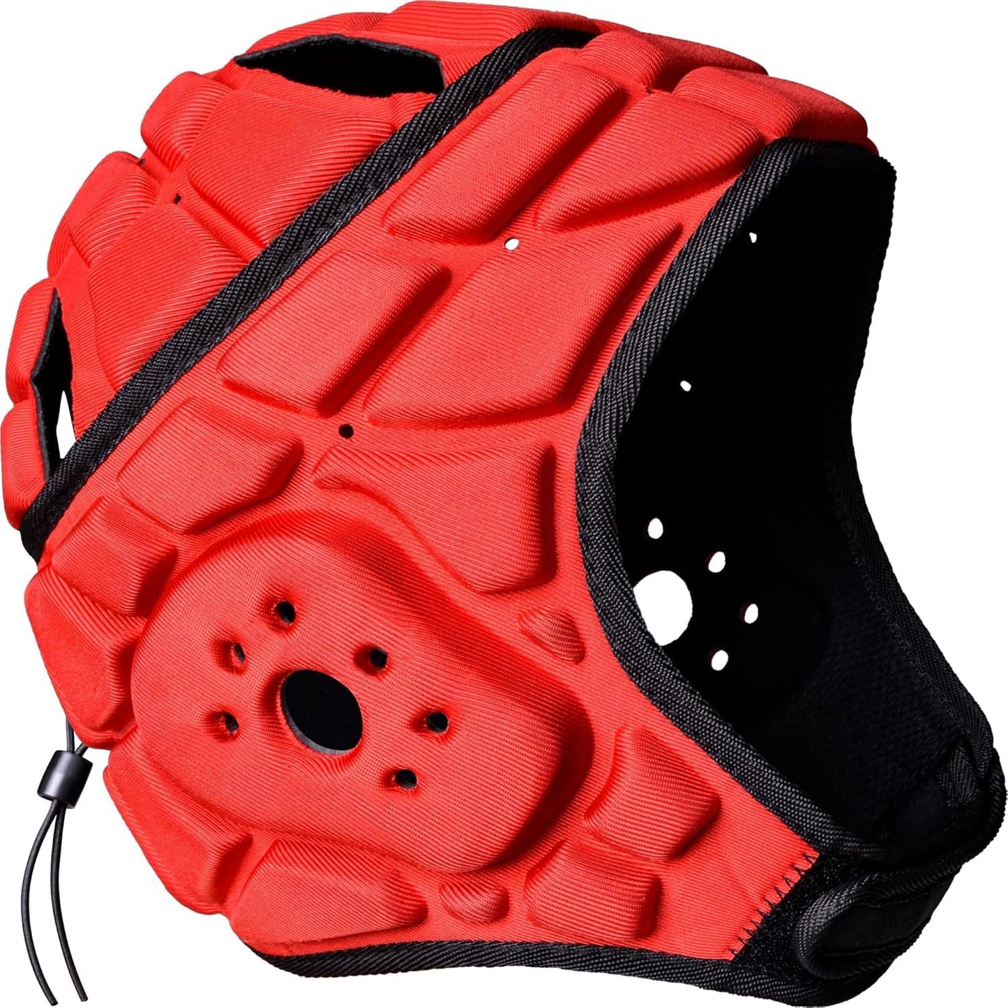 COOLOMG Soft Shell Flag Football Helmet 7v7 Rugby Helmet Scrum Cap | Soft Padded Helmet Soccer Goalie Headgear Adjustable Head Protector for Youth Kids Adult