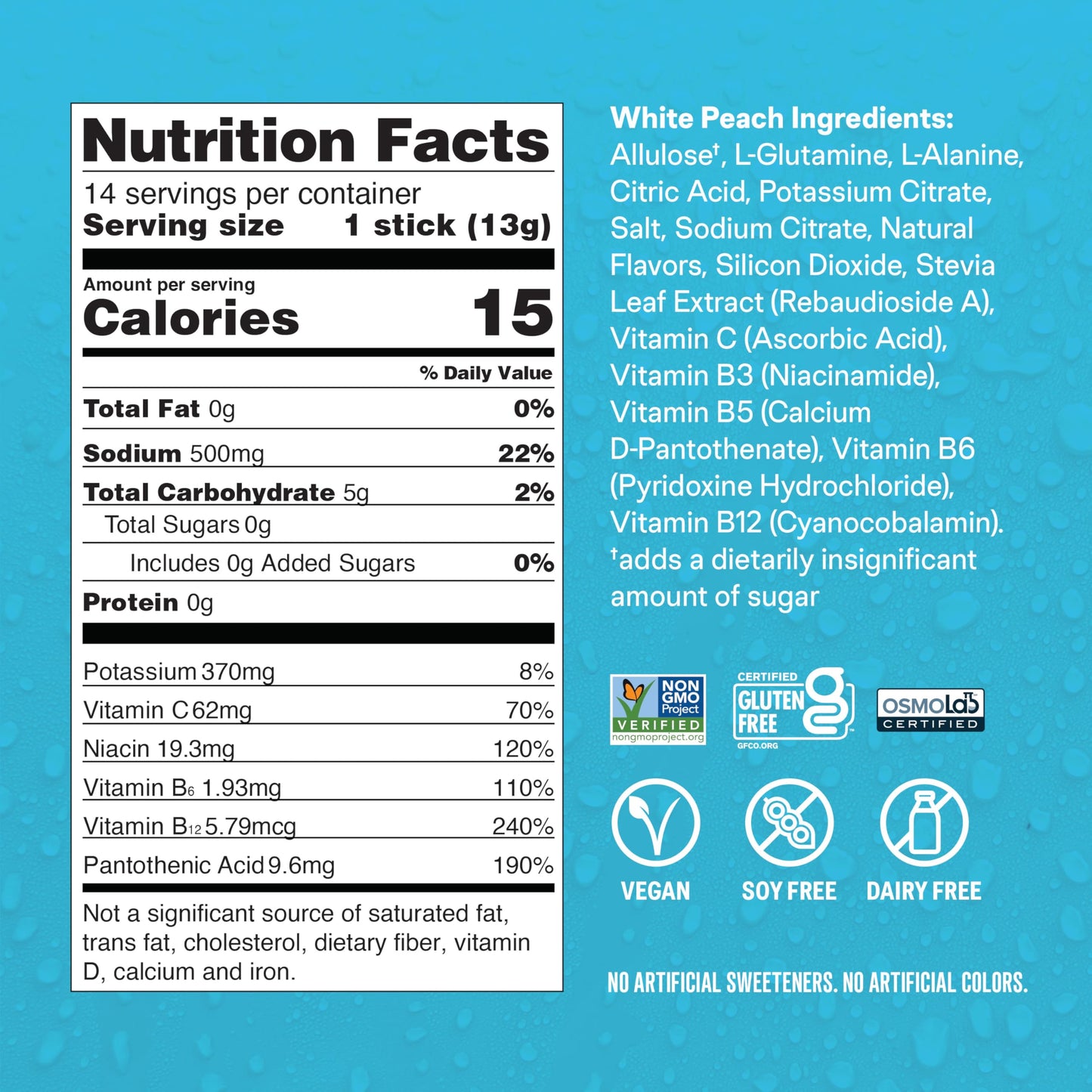 Liquid I.V.® Hydration Multiplier® Sugar-Free - Ring Pop Cherry | Electrolyte Powder Drink Mix | 1 Pack (14 Servings)