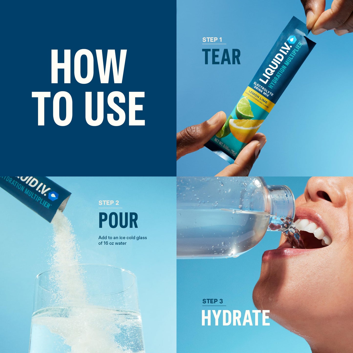 Liquid I.V.® Hydration Multiplier® Sugar-Free - Ring Pop Cherry | Electrolyte Powder Drink Mix | 1 Pack (14 Servings)