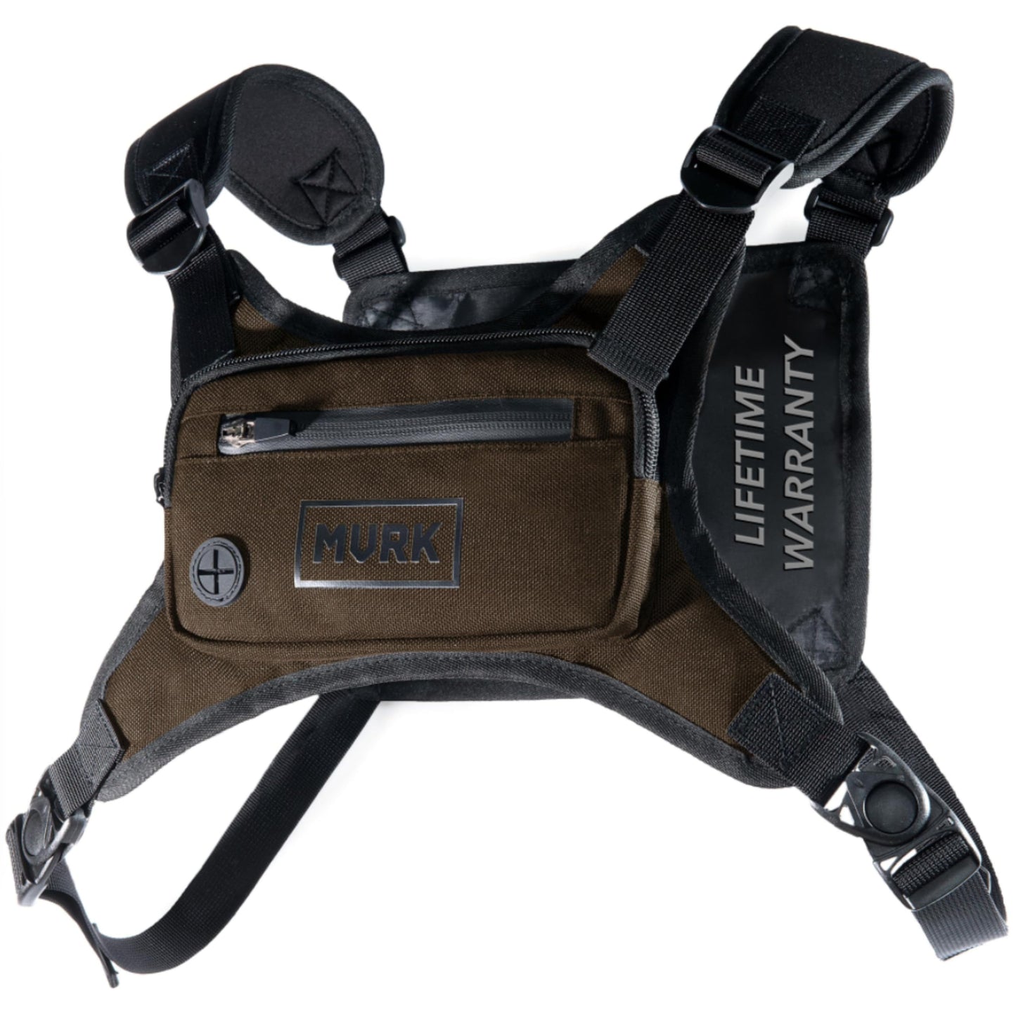 MVRK Water Resistant Running Vest Chest Pack, Phone Holder for Running, Lightweight Training Pack with Reflective Detail
