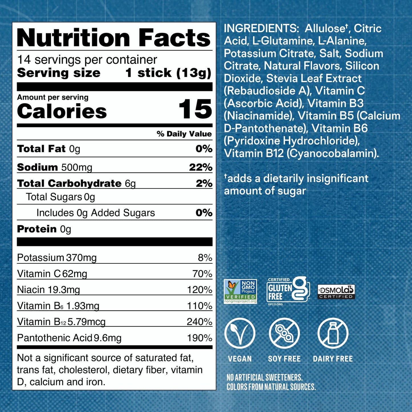 Liquid I.V.® Hydration Multiplier® Sugar-Free - Ring Pop Cherry | Electrolyte Powder Drink Mix | 1 Pack (14 Servings)
