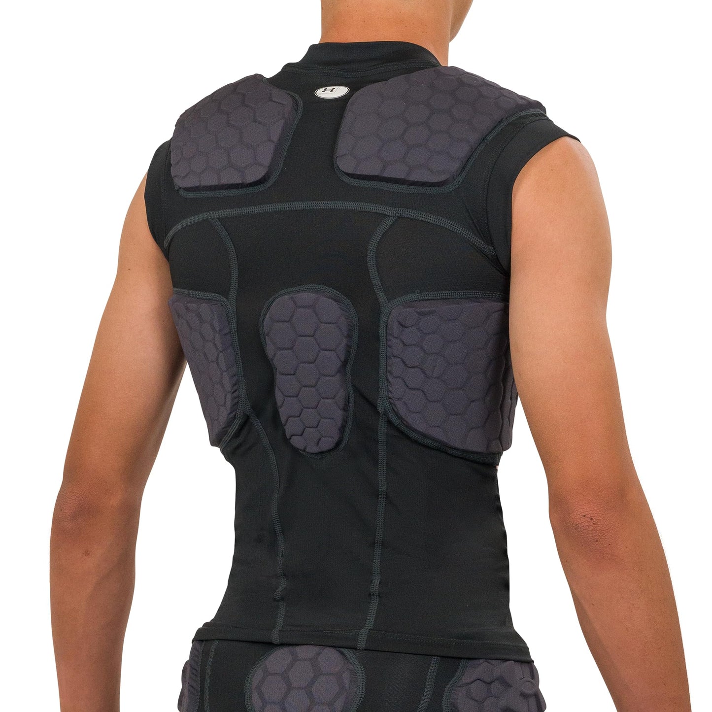 Under Armour Gameday Pro 5-Pad Youth Football Compression Shirt Protective Top