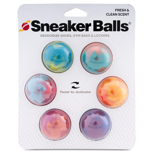 Sneaker Balls Odor-Fighting Shoe Fresheners, Eliminates Unpleasant Smells, Perfect For Sneakers, Gym Bags, Gear Bags, Drawers, Lockers, And More!, Football, 2 Pack