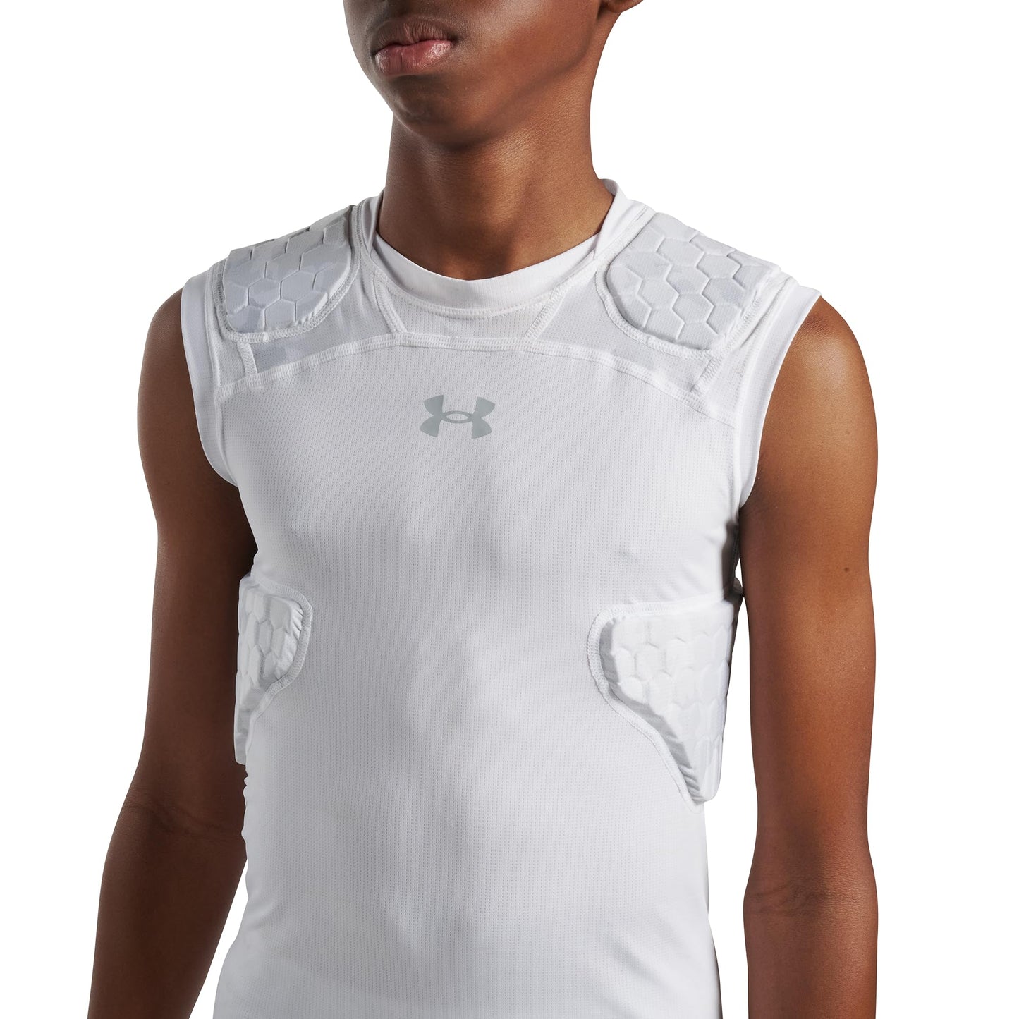Under Armour Gameday Pro 5-Pad Youth Football Compression Shirt Protective Top
