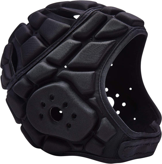 COOLOMG Soft Shell Flag Football Helmet 7v7 Rugby Helmet Scrum Cap | Soft Padded Helmet Soccer Goalie Headgear Adjustable Head Protector for Youth Kids Adult