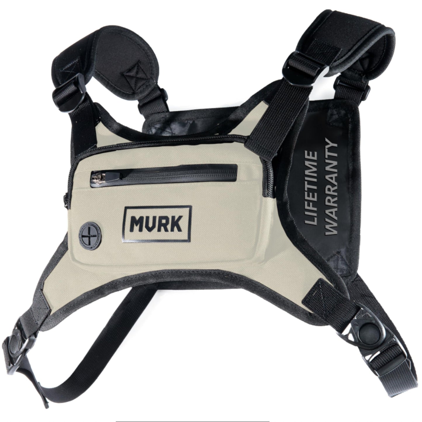 MVRK Water Resistant Running Vest Chest Pack, Phone Holder for Running, Lightweight Training Pack with Reflective Detail