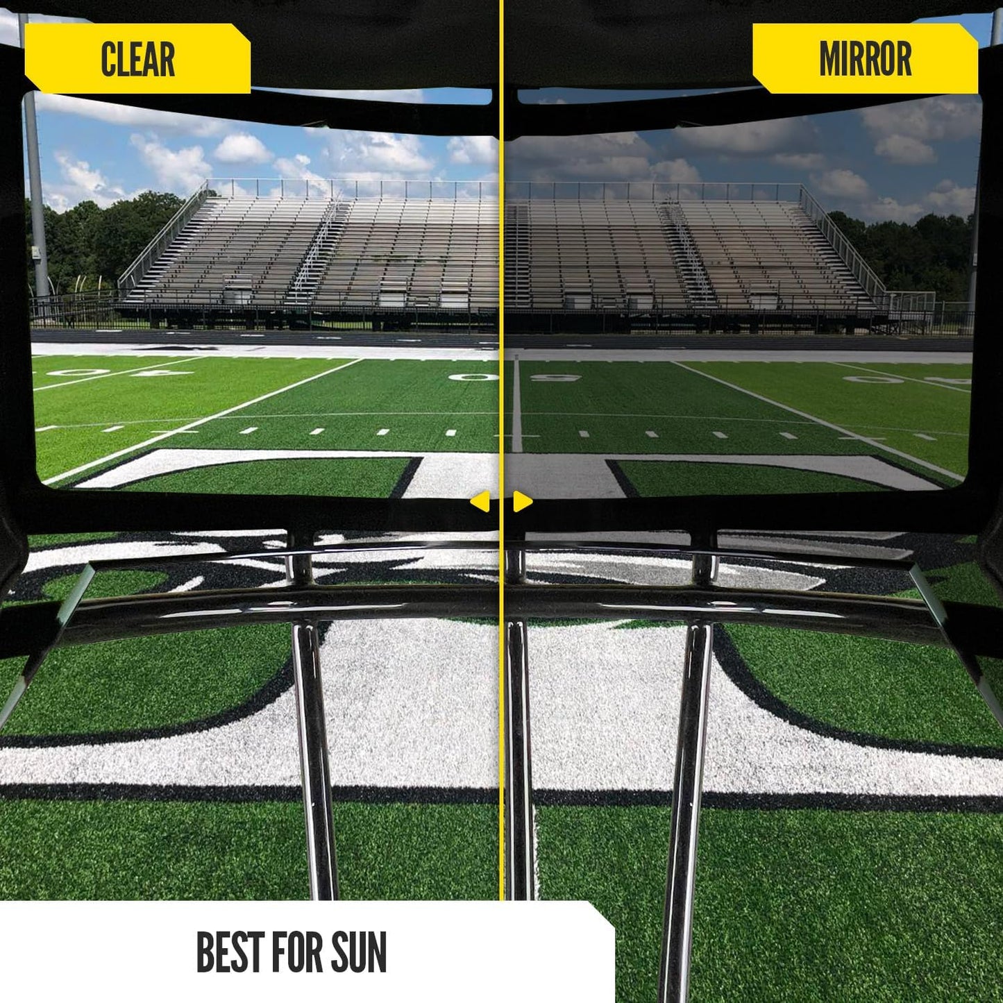 Nxtrnd VZR3 Football Visor, Curved Lens Technology, Fits Adult & Youth Football Helmets