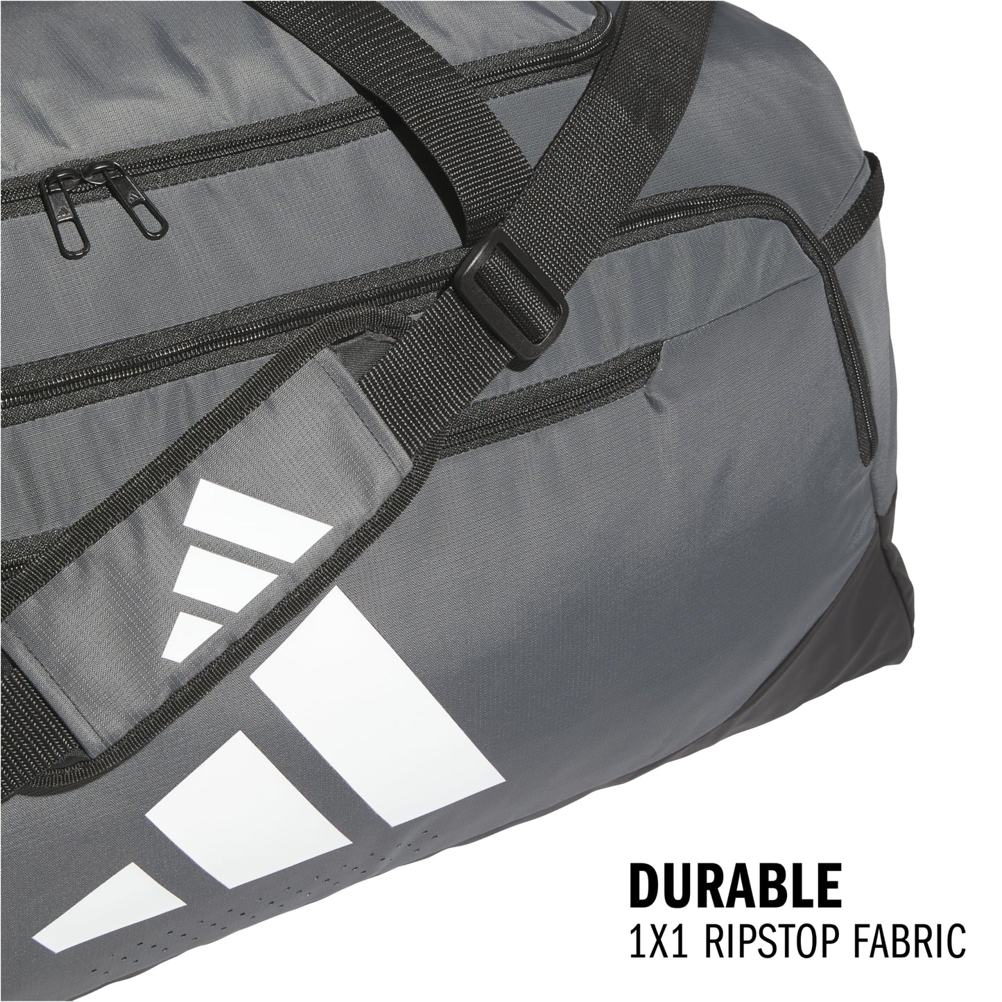 adidas Defender 5 Duffel Bag for Sports, Gym and Travel, Black, OSFA